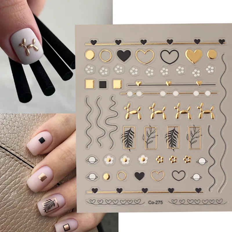 Heart Valentine's Day Nail Stickers
